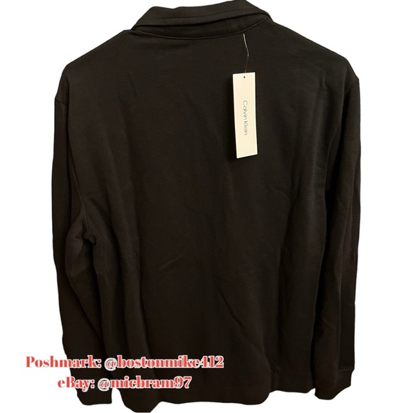 Calvin Klein Zip Up Jacket SM Calvin Klein ZipUp Jacket w/ Front Pockets BLACK - Picture 8 of 13